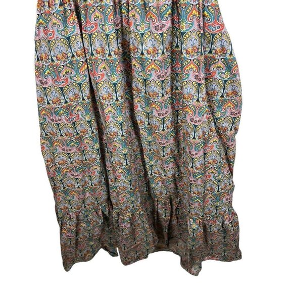 J. Crew Side Cutout Organic Cotton Dress in Liberty Giorgia Duke‎ Fabric Size 6 - Picture 3 of 16